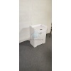 White Hamton-1 Drawer 2 Door Shoe Cabinet