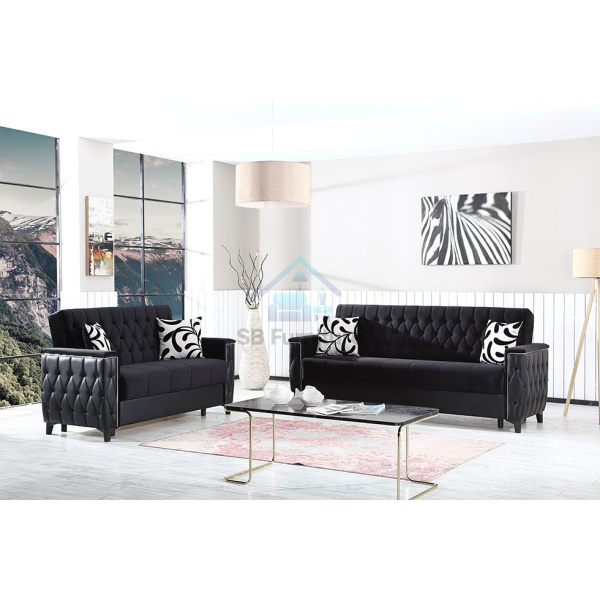Black sofa
