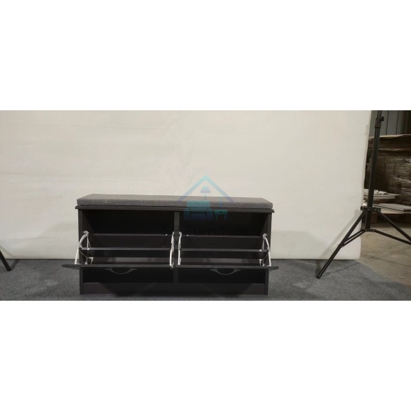 Grey Hampton -2 Door Shoe Rack