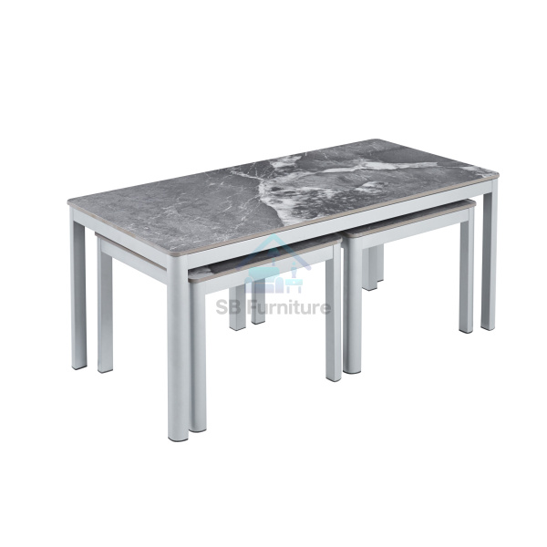 Amber Grey Side Table