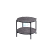 Vina coffee table with black frame Grey top